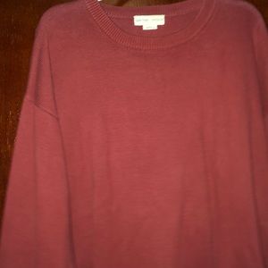 Westport Wardrobe Men’s Dark Red Crewneck Sweater